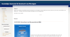 Desktop Screenshot of harmoniedeeendracht.be